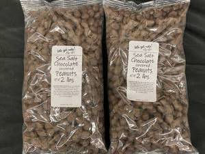 lot 319 image: Sea Salt Chocolate Covered Peanuts Best by 05022024