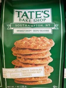 lot 416 image: Tates Bake Shop Macadamia Choc chip 3 bags Best By 11082023