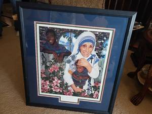 lot 6 image: Gift of Joy - Print of Mother Teresa