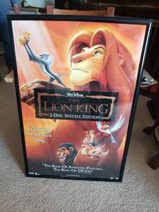 lot 7 image: Lion King Poster