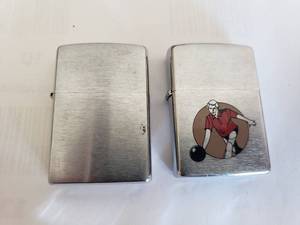 lot 20 image: Lot of 2 Zippos - Bowler