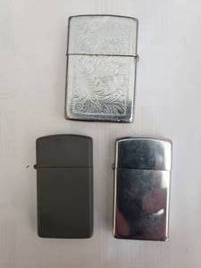 lot 26 image: Lot of 3 Zippos - Vintage Florentine Venetian Design and 2 Others