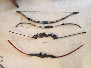 lot 79 image: Lot of 4 Different Recurve Bows