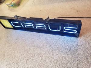 lot 84 image: Chrysler Cirrus Neon Sign