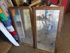 lot 125 image: 2 Large Heavy Mirrors