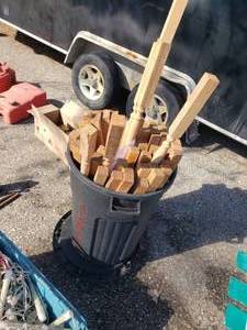 lot 150 image: 53 Wood Spindles