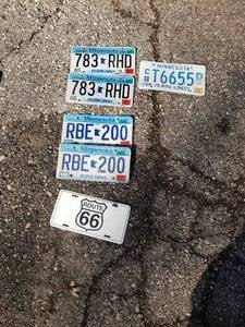 lot 155 image: License Plates