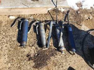 lot 163 image: Lot of 4 Grease Guns