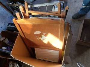 lot 196 image: Vintage Wooden Crib
