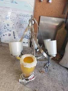 lot 202 image: Frosty Beer Glass Light, Hanging Light