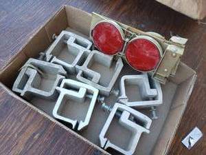lot 215 image: TopperToneau Clamps - Roadside Reflectors