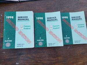 lot 220 image: 1998 Camaro & Firebird Service Manuals