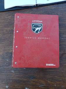 lot 221 image: Viper RT 10 Service Manual