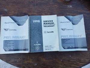 lot 223 image: 1997 and 1998 Corvette Manuals