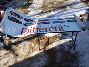 lot 225 image: Dodge Racing Banner