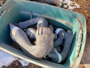 lot 239 image: Goose Decoy Parts