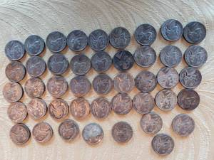lot 274 image: Nickels from the 1940s