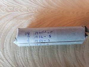 lot 276 image: Full or Near Full Roll of Nickels from the 1940s