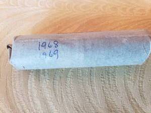 lot 277 image: Full or Near Full Roll of Nickels from the Late 1960s