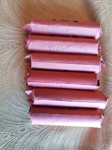 lot 282 image: 6 Rolls of Full or Near Full Rolls of Wheat Pennies