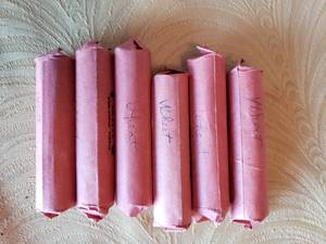 lot 283 image: 6 Rolls of Full or Near Full Rolls of Wheat Pennies #2