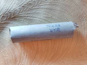 lot 288 image: Full or Near Full Roll of Nickels from the WWII Era