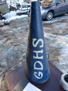 lot 291 image: Vintage High School Bull Horn