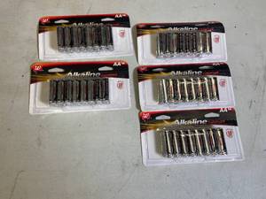 AA Batteries Alkaline Supercell 16 Total - 5-Pack