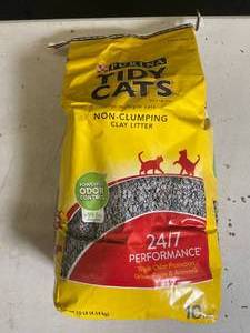 Purina Tidy Cats Non-Clumping Clay Litter 247 Performance - 10LB Bag