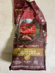 Purina One True Instinct Turkey & Venison - 7.4LB Bag