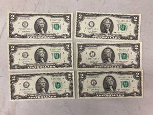 2$ Bills - 6-Pack