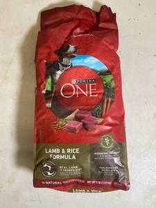 Purina One Lamb & Rice Dog Food - 8LB Bag