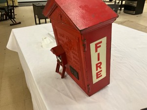 lot 33 image: Antique Gamewell fire alarm