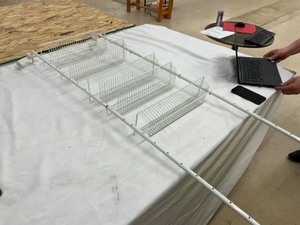 lot 38 image: closet organizer- door mount