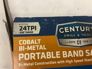 lot 49 image: portable band saw blade-new .020 gauge 2blades
