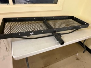 lot 84 image: hitch mount storage rack