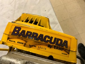 lot 99 image: SKOL purpleyellow barracuda ice auger