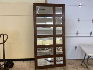 lot 228 image: large framed in mirror 90 45.5