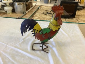 lot 110 image: Decerative Rooster