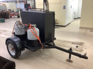 lot 1 image: Barbeque GrillSmoker Propane Heavy Duty