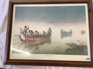 lot 144 image: (lake superior 1869 By Francis Hopkins
