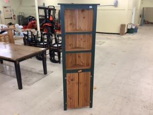 lot 147 image: Wooden Corner Cabinet
