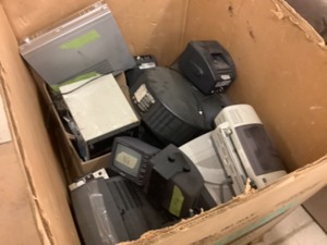 lot 153 image: Various Monitors, Mini Sony Monitors and other electrical equipment dealer surplus