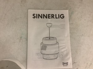 lot 177 image: Sinnerlige Hanging Light