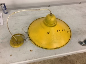 lot 180 image: 18 12 Hanging Lamp