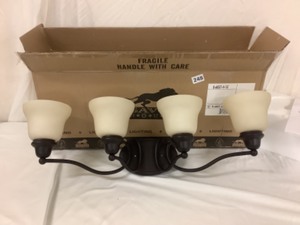lot 248 image: Savory house-4 bulb wall light- NEW IN BOX