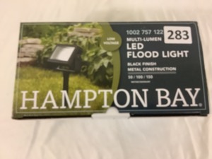 lot 283 image: LED FLood Light-black finish