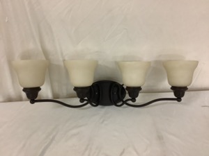 lot 267 image: 4bulb wall light- new in box