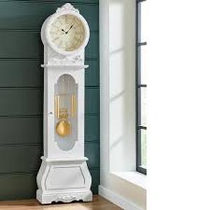 Farmhouse Grandfather Clock-Ivory