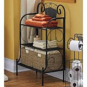 Homestead Towel Holder-Black